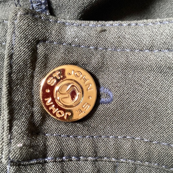 St.Jhon Sport Olive Green Pants Size 6 - Picture 10 of 11